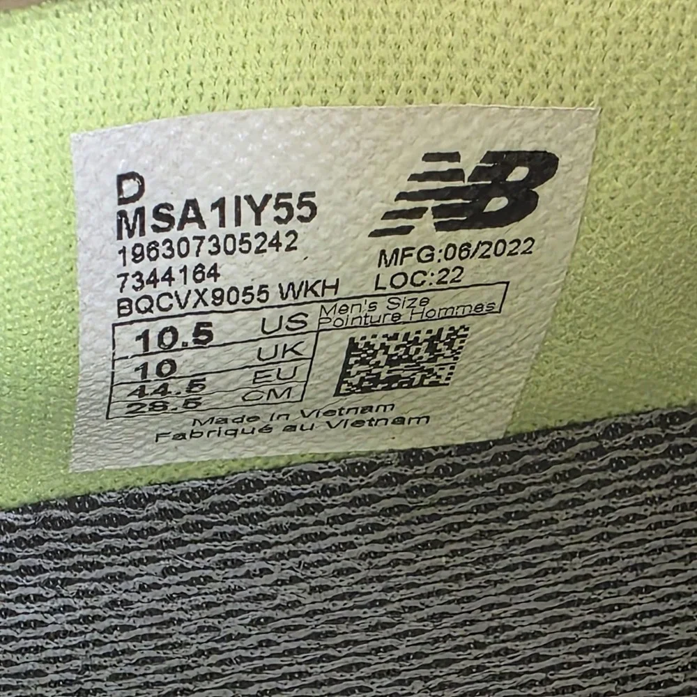 New Balance Audazo V5+ Pro Indoor Futsal Mens Size 10.5 Soccer Shoes MSA1IY55